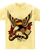 Old School Eagle&Snake&Skull 